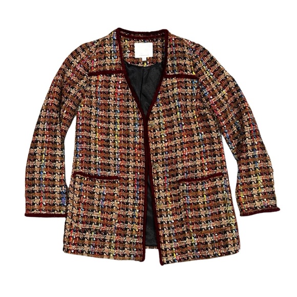 ett:twa by Anthropology Annis Tweed Blazer - Picture 5 of 14